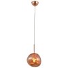 Lampa wisząca 18cm miedziana dekoracyjna minimalistyczna klasyczna nowoczesna falista kula GLAM MP-1239-180 Step Into Design